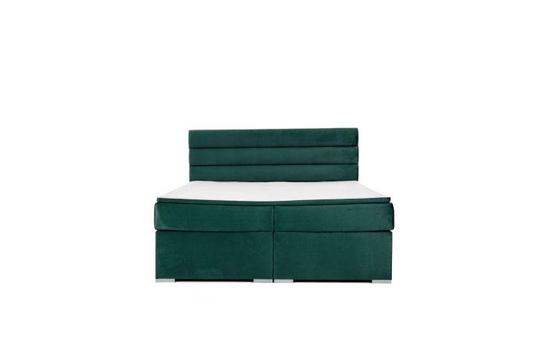 Boxspring bed 140x200 - Softy (Pull-out bed with storage box)