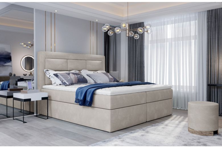 Boxspring κρεβάτι 180x200 - Vivre (Με κουτί αποθήκευσης)