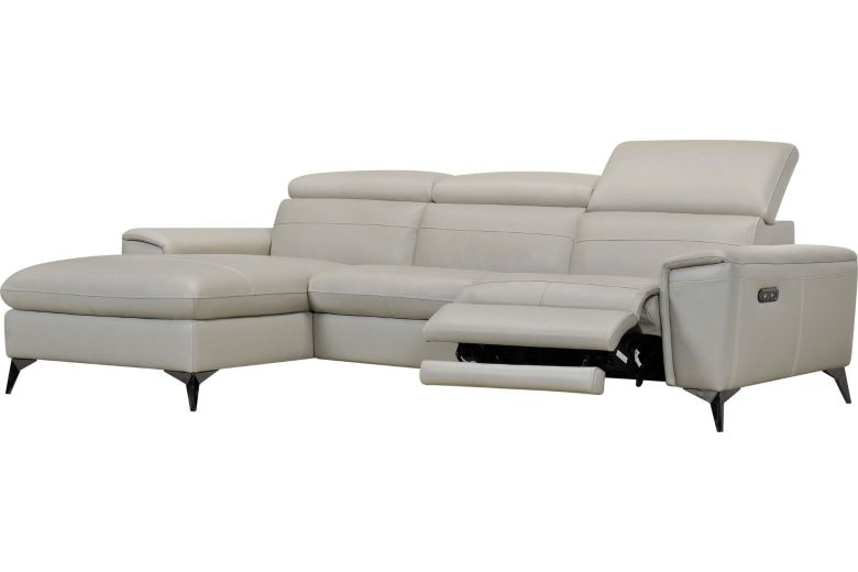 Leather corner sofa - Sacramento