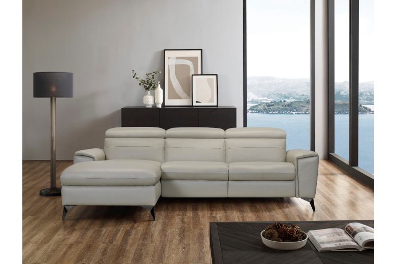 Leather corner sofa - Sacramento