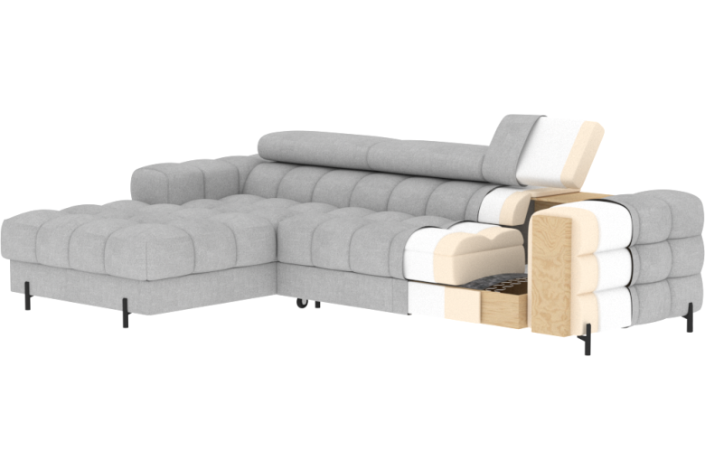 Corner sofa - Felro (Pull-out bed with storage box) Corner sofa - Felro (Pull-out bed with storage box)
