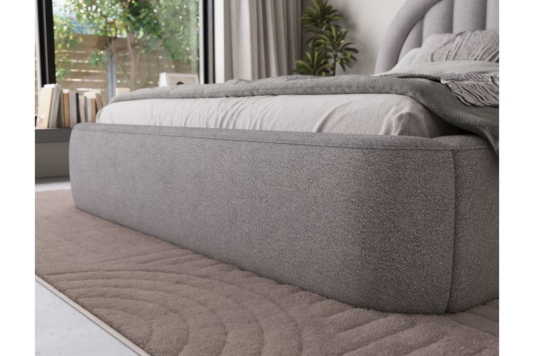 Kровать с обивкой - Bed Tapedo, metal frame, gas lift, storage compartment (Pаскладной с ящиком для белья)