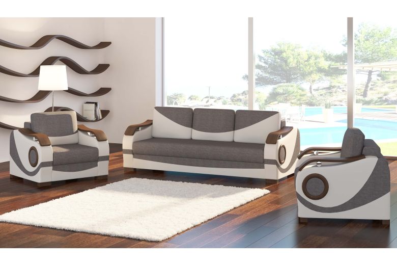 Furniture set 3+2+1 - Puerto-P (With storage box)