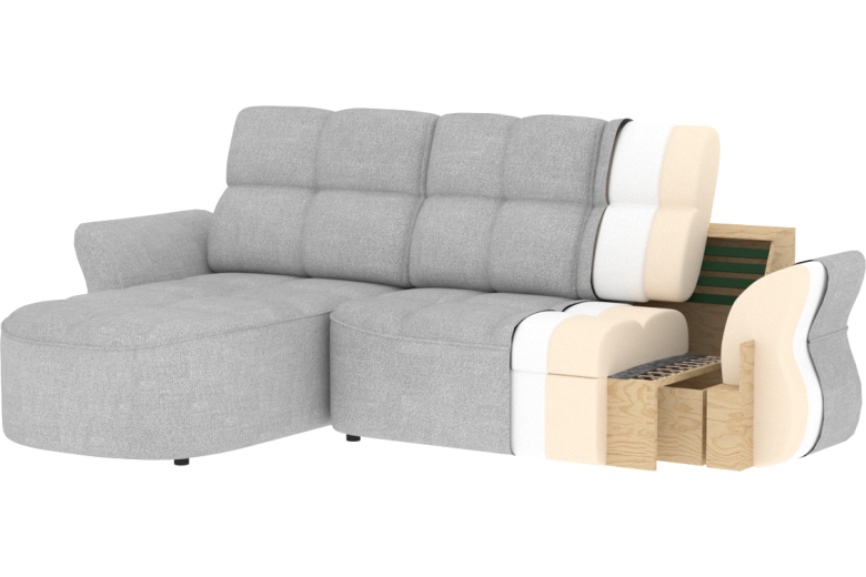 Corner sofa - Beneth (Pull-out bed with storage box) Corner sofa - Beneth (Pull-out bed with storage box)