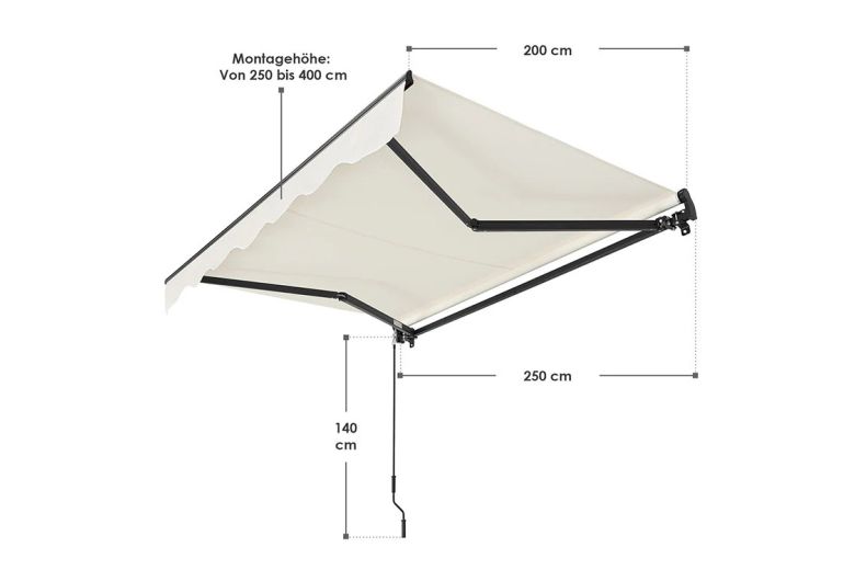 Outdoor Awning - Shade 400x300 (Aluminium)