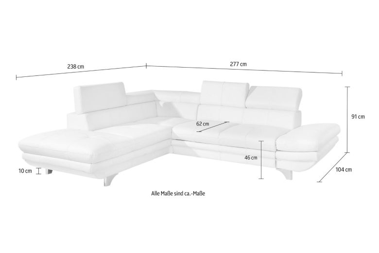 Leather corner sofa XL - Enterprise (Pull-out) Leather corner sofa XL - Enterprise (Pull-out)