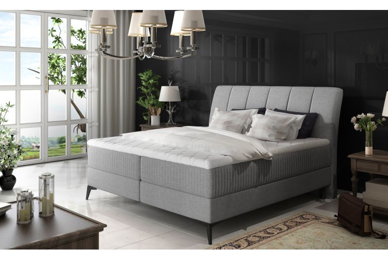 Боkспринг кровать - Aderito (C ящиком для белья)