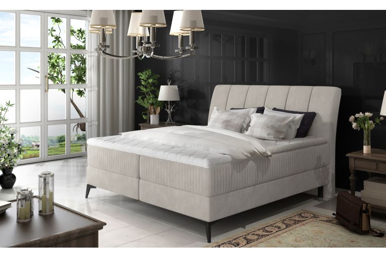 Boxspring bed - Aderito (With storage box)