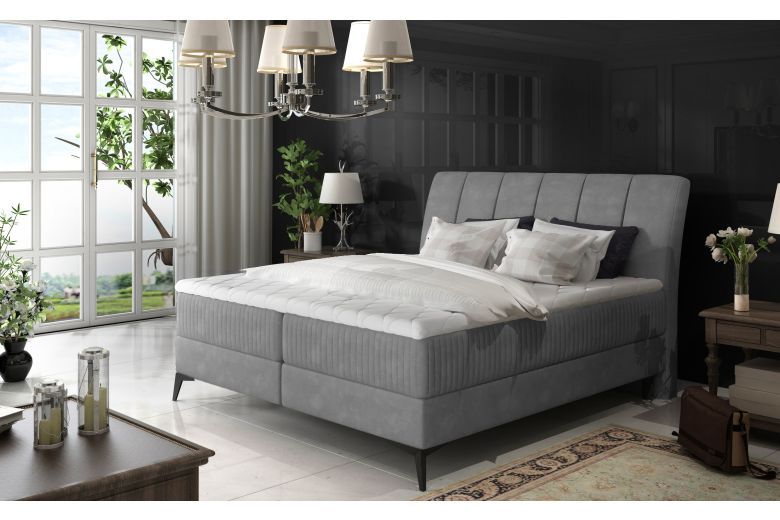 Boxspring bed - Aderito (With storage box)