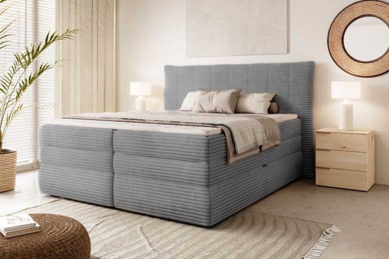 Boxspring bed 180x200 - Amber (With storage box)