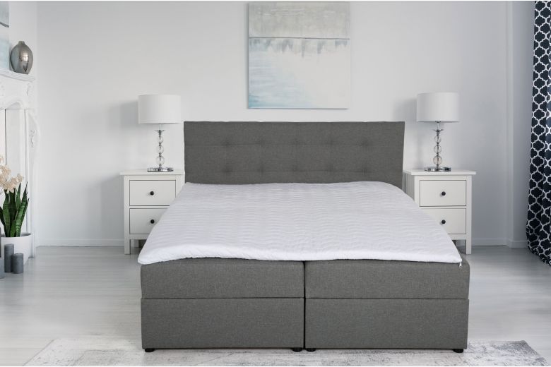 Boxspring bed 180x200 - Amore (With storage box)