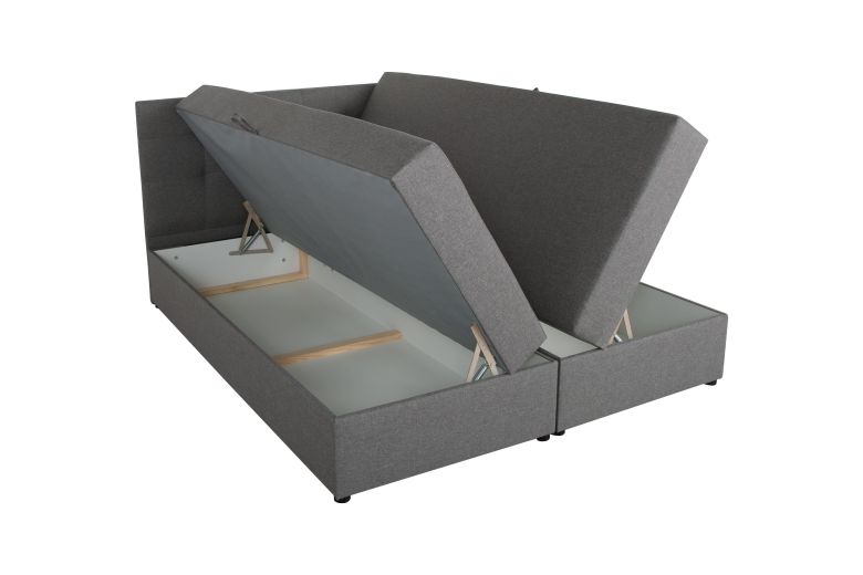Boxspring bed 180x200 - Amore (With storage box)
