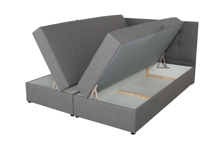 Boxspring bed 180x200 - Amore (With storage box)