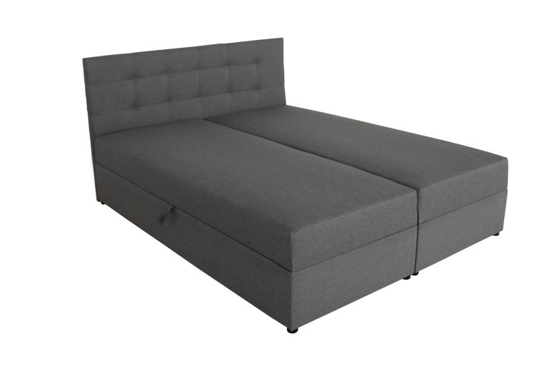 Boxspring bed 180x200 - Amore (With storage box)