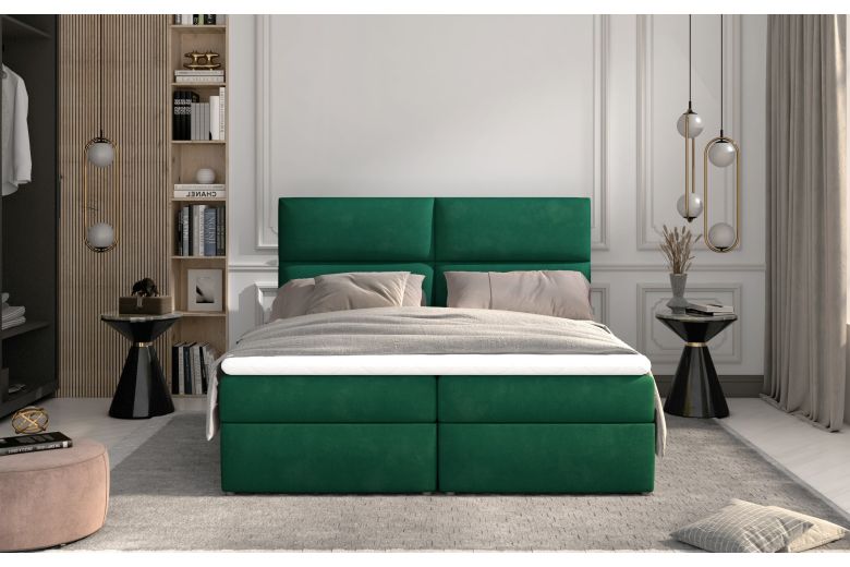 Boxspring bed - Amber (With storage box)