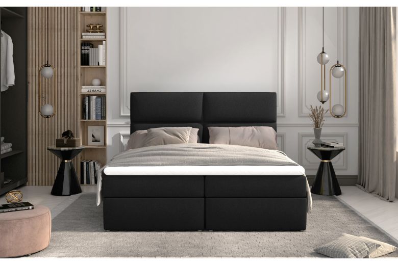 Boxspring bed - Amber (With storage box)