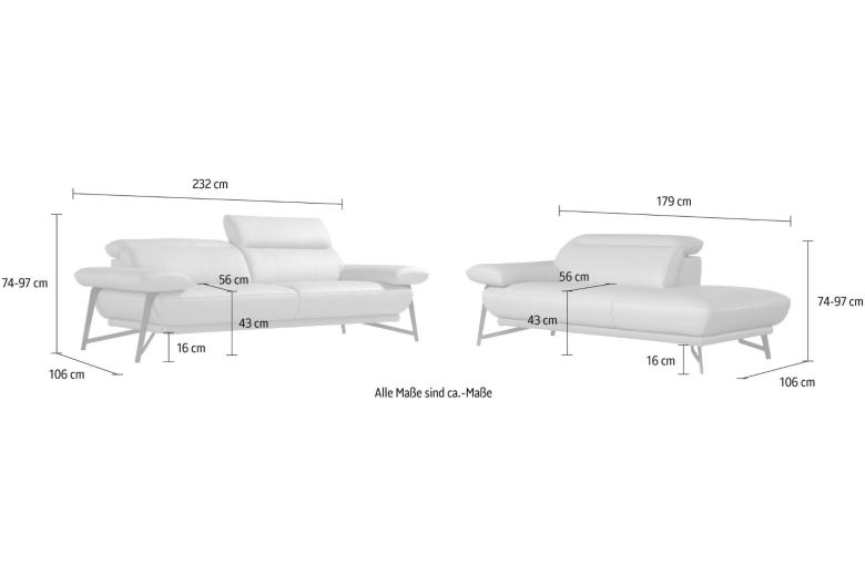 Furniture set 3+2 - Anais