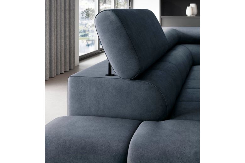 Corner sofa - Ferucce (Pull-out bed with storage box)