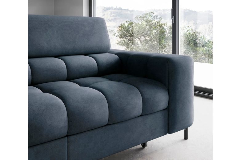 Corner sofa - Ferucce (Pull-out bed with storage box)