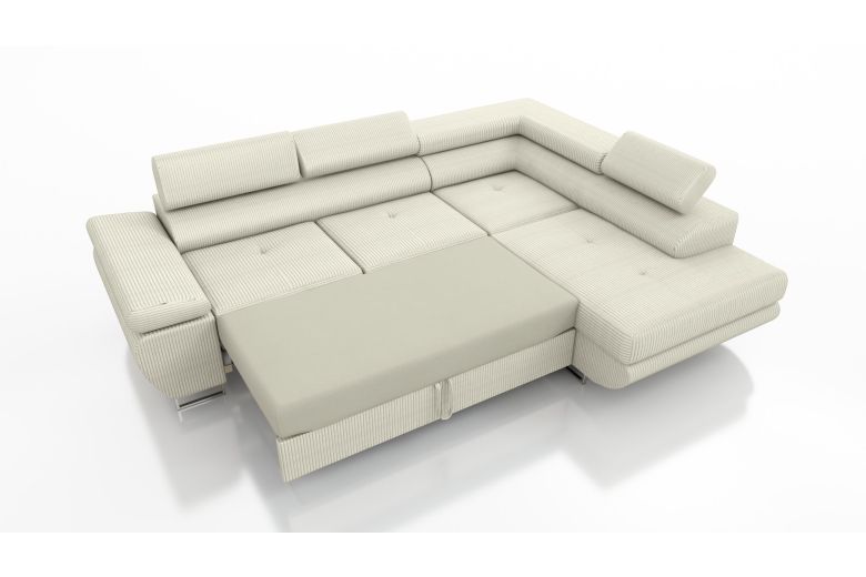 Corner sofa - Anton (Pull-out bed with storage box)
