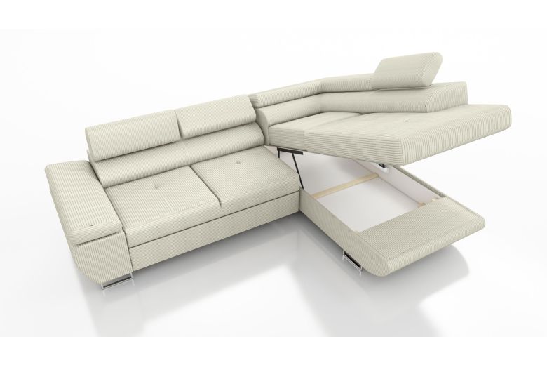 Corner sofa - Anton (Pull-out bed with storage box)