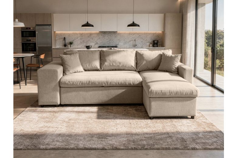 Corner sofa - Golf Plus (Pull-out bed with storage box)