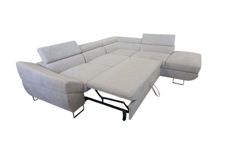 Corner sofa - Aragon (Pull-out bed with storage box)