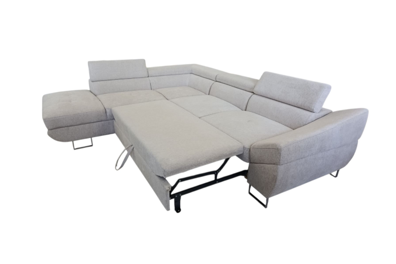 Corner sofa - Aragon (Pull-out bed with storage box)