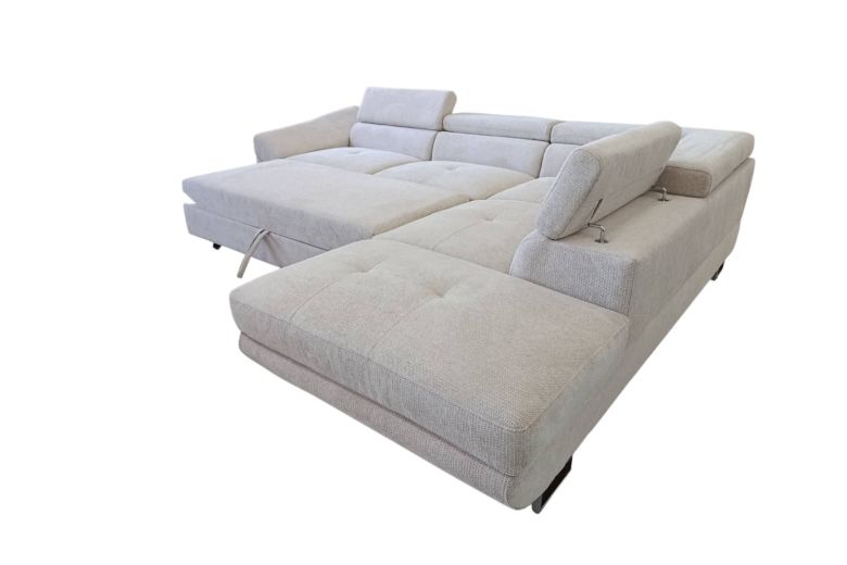 Corner sofa - Aragon (Pull-out bed with storage box)