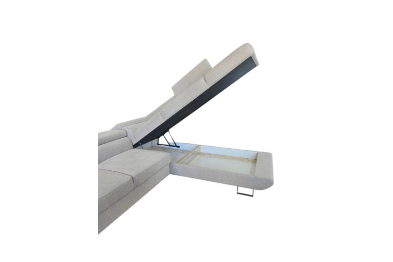 Corner sofa - Aragon (Pull-out bed with storage box)
