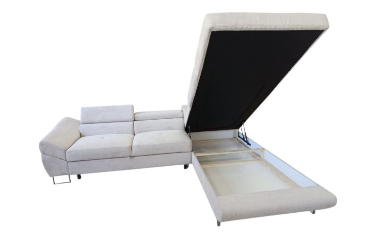 Corner sofa - Aragon (Pull-out bed with storage box)