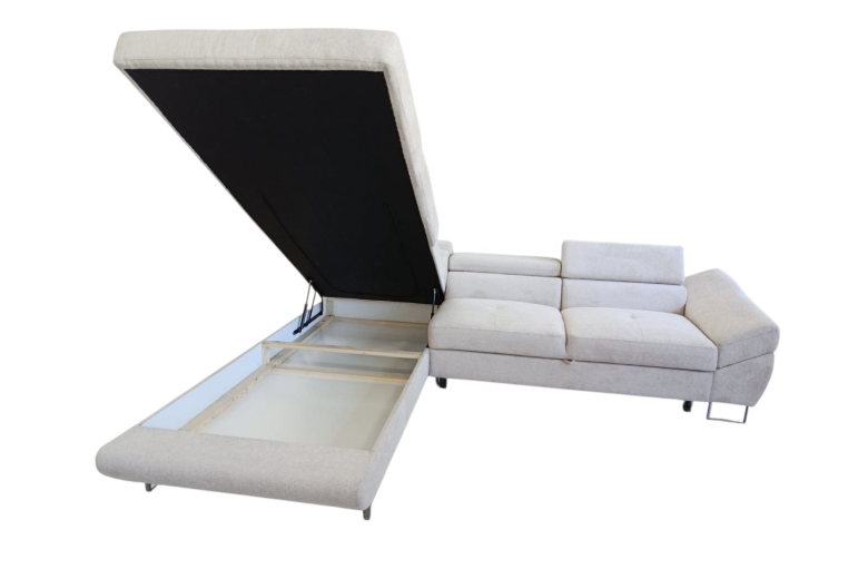Corner sofa - Aragon (Pull-out bed with storage box)