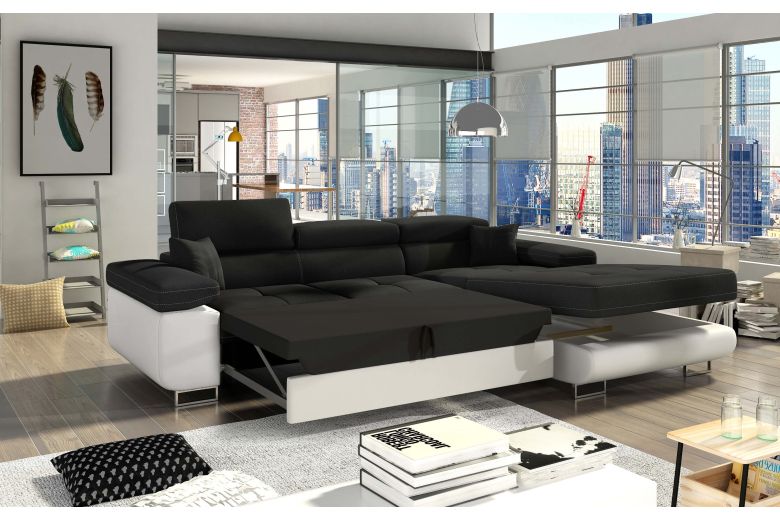 Corner sofa - Armando-P (Pull-out with storage box)