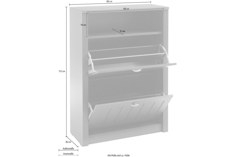 Shoe cabinet - Ascot