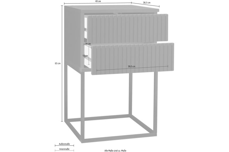 Nightstand - Bedside table Ava Nightstand - Bedside table Ava