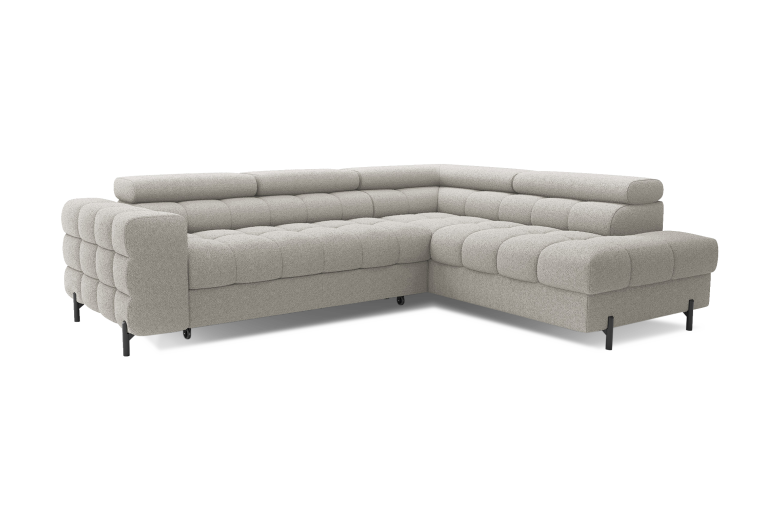 Corner sofa - Ferucce (Pull-out bed with storage box)