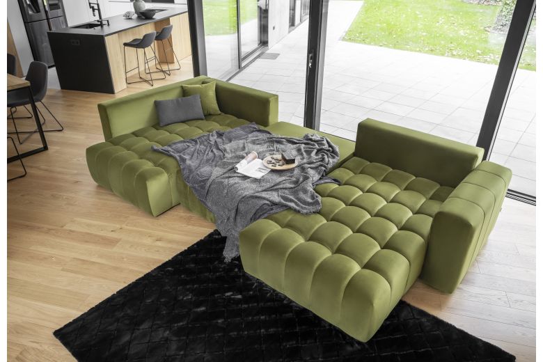 U shape sofa - Bonito (Pull-out bed with storage box) U shape sofa - Bonito (Pull-out bed with storage box)