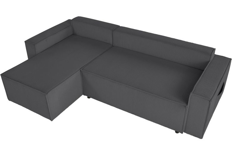 Corner sofa - Cassi (Pull-out bed with storage box)