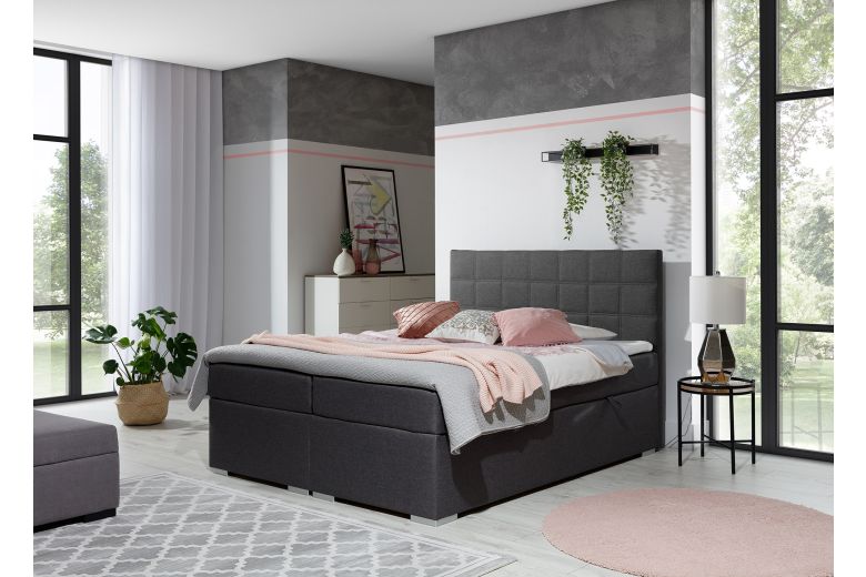 Boxspring bed - Alice (With storage box)