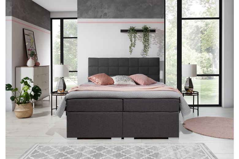 Boxspring bed - Alice (With storage box)