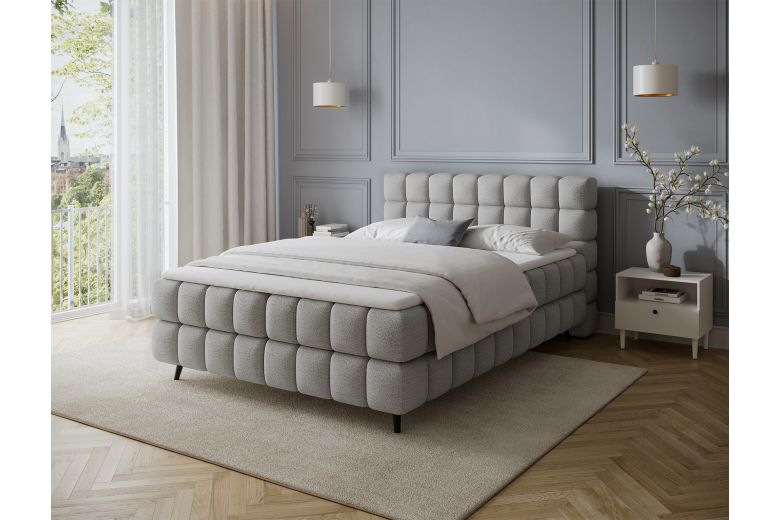 Boxspring bed 180x200 - Sabeno (With storage box)