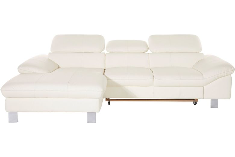 Leather corner sofa - Driver (Pull-out with storage box)