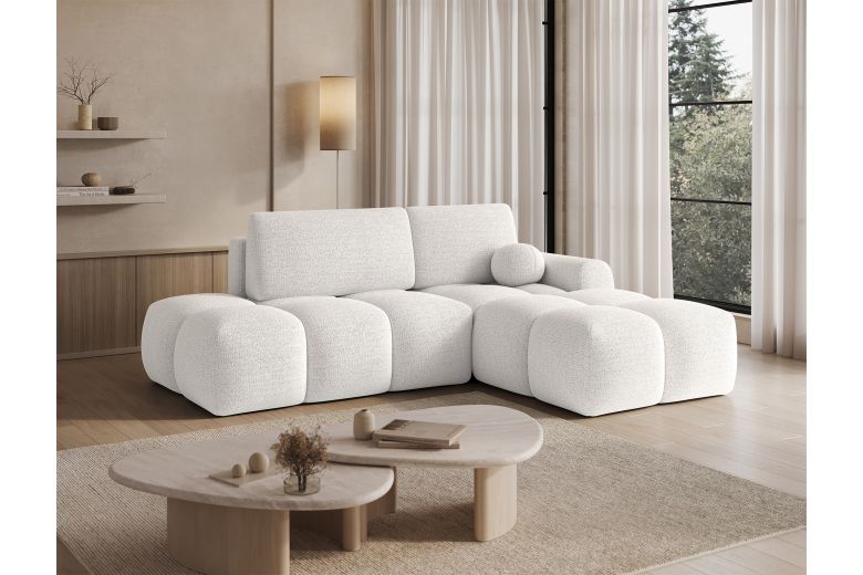 Corner sofa - Vittario (Pull-out bed with storage box)