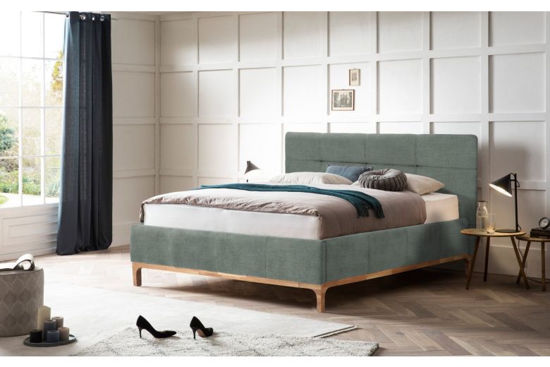 Upholstered bed 180x200 - Noan (With storage box)