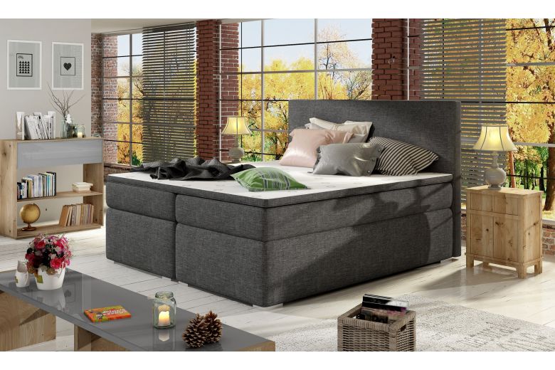 Boxspring bed - Divalo (With storage box)
