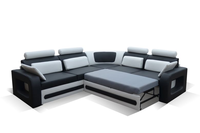 Corner sofa - Bergamo-P (Pull-out with storage box)