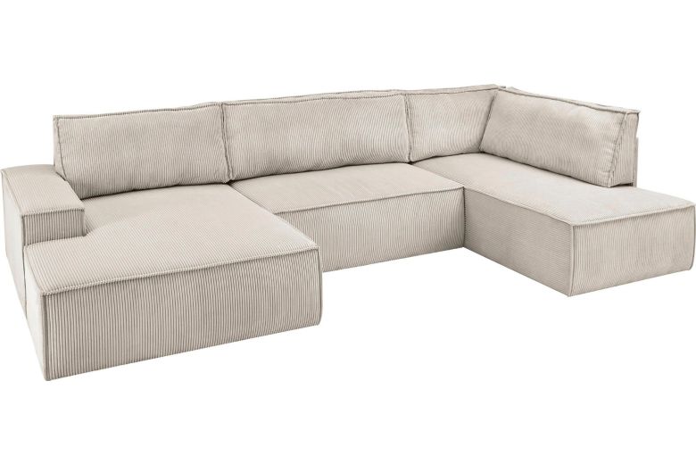 U shape sofa - Sherwood (Pull-out bed with storage box)
