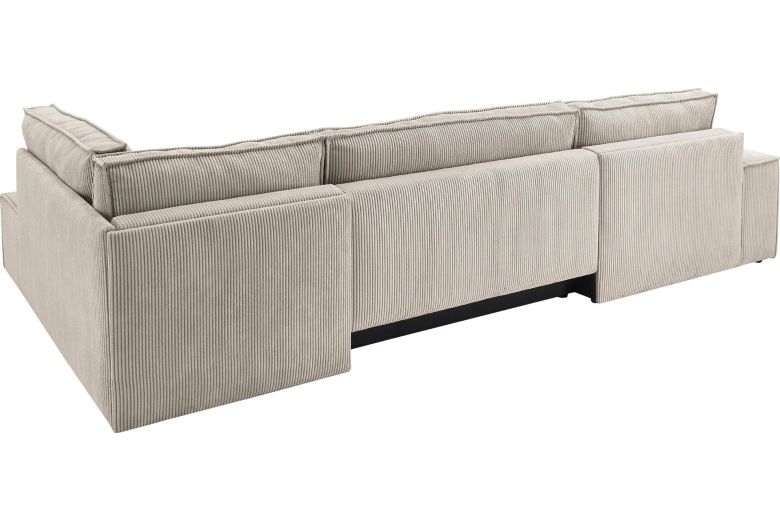 U shape sofa - Sherwood (Pull-out bed with storage box)