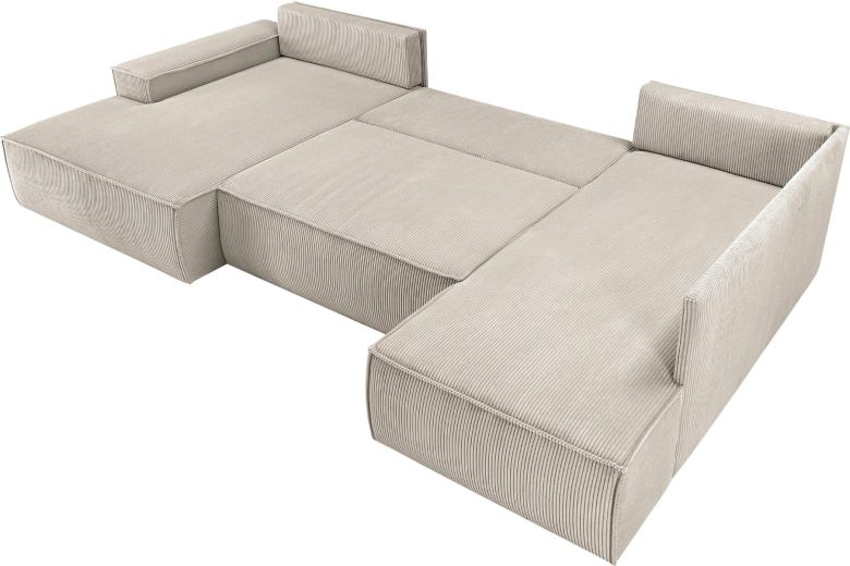 U shape sofa - Sherwood (Pull-out bed with storage box)