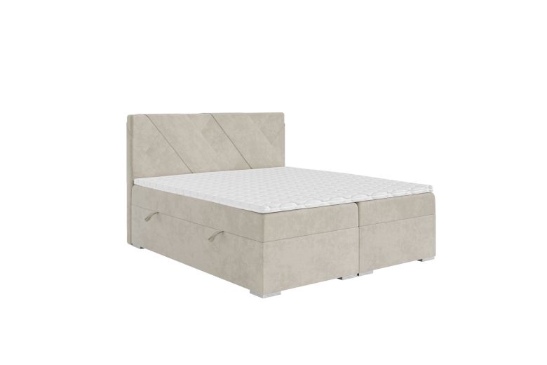 Boxspring bed 160x200 - Belize (With storage box)
